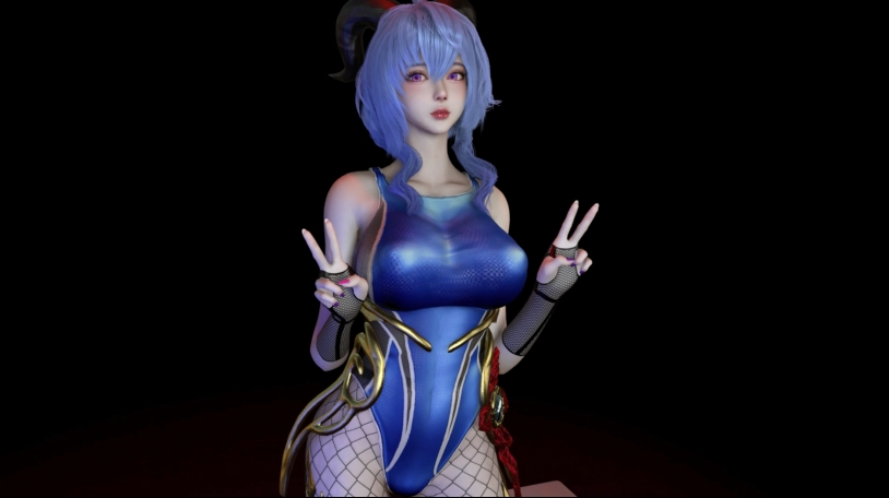 【夸克网盘】【3D动漫】【CG83-1】甘雨 天使没翅膀【843MB】